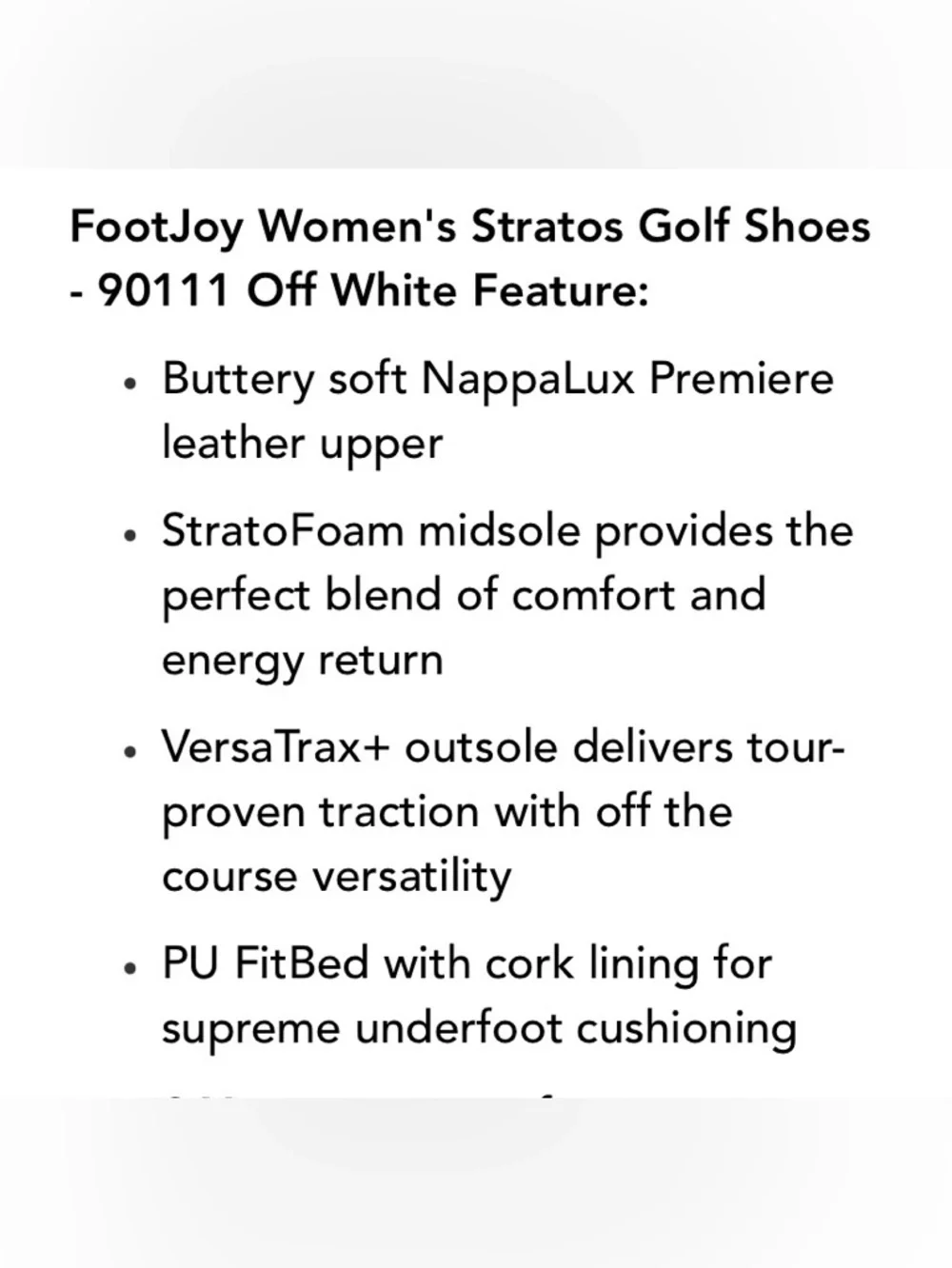 FootJoy nwot leather